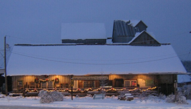 Oregon Architectural Salvage in Winter