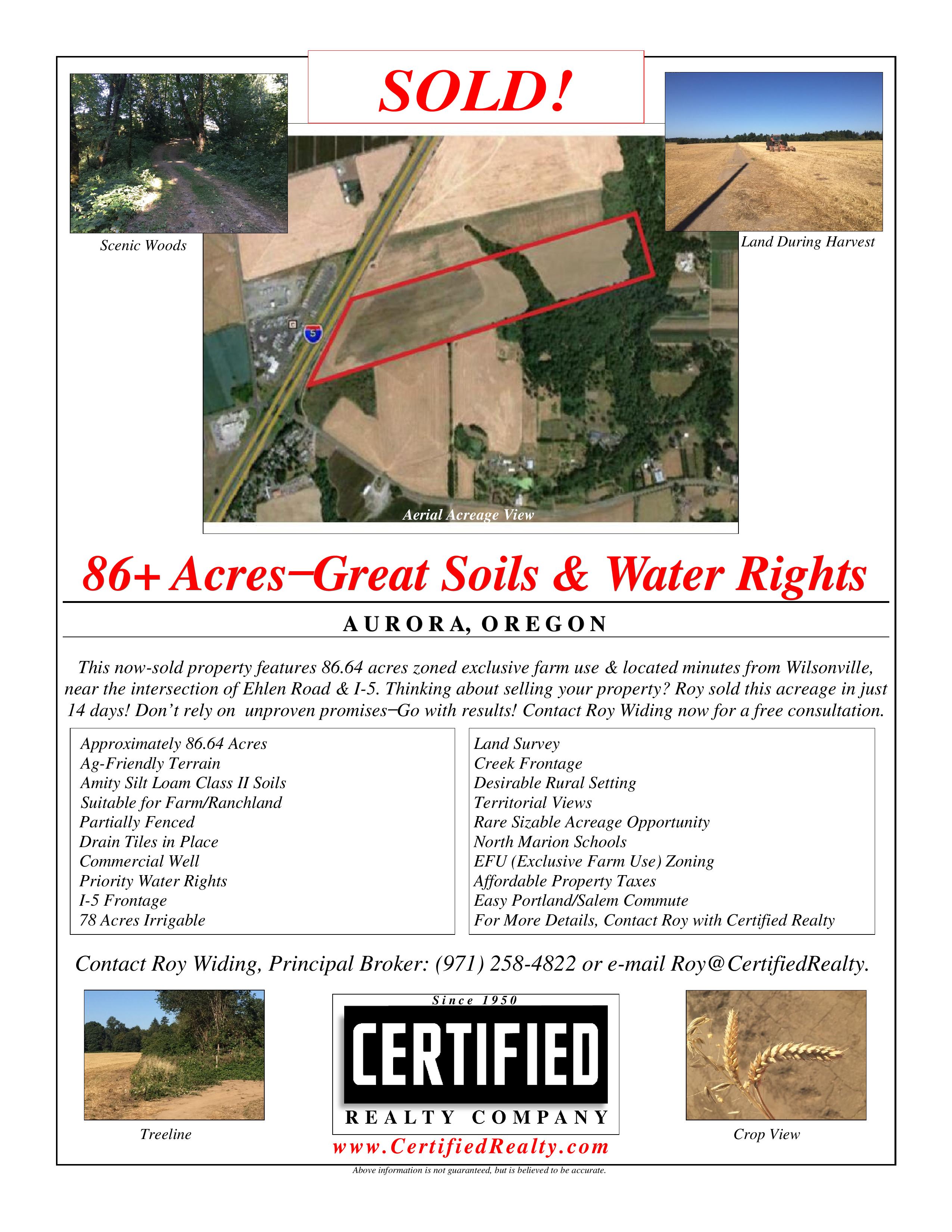 This image has an empty alt attribute; its file name is aurora-86-acres-page-001.jpg